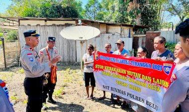 Stop-Karhutla-Untuk-Belu-yang-Tetap-Hijau,-Pesan-Satgas-Ops-Bina-Karuna-Polres-Belu-kepada-Warga-Umanen