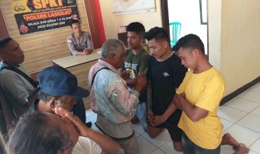 Terapkan-Restorative-Justice,-Polsek-Lasiolat-Selesaikan-Kasus-Pengrusakan-Rumah-di-Desa-Fatulotu-Lasiolat