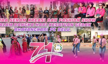 Ajang-Silaturahmi-Sekaligus-Kenalkan-Budaya-Daerah,-Bhayangkari-Cabang-Belu-Gelar-Lomba-Senam-Kreasi-dan-Fashion-Show-Sambut-HKGB-ke-71