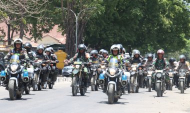 Gelar-Show-Of-Force,-Polres-Belu-dan-Instansi-Terkait-Beri-Sinyal-Siap-Amankan-Pemilihan-Umum-2024-di-Wilayah-Tapal-Batas