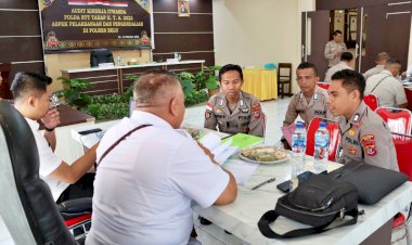 Datangi-Polres-Belu,-Tim-Itwasda-Polda-NTT-Lakukan-Audit-Kinerja-Tahap-II-TA.-2023