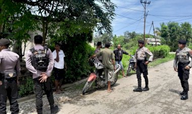 Bergerak-Wujudkan-Pemilu-yang-Aman,-Tim-Patroli-Perintis-Samapta-Polres-Belu-Tak-Bosan-Imbau-Masyarakat-Jauhi-Tindak-Kejahatan