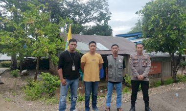 Personel-Polsek-Tasifeto-Timur-Amankan-Pertemuan-Terbatas-Caleg-DPRD-Belu-Partai-Golkar-di-Desa-Tialai