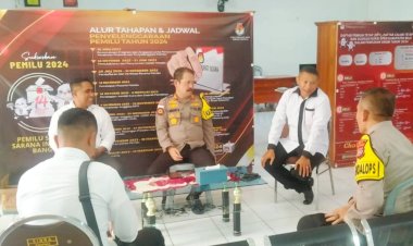 Pastikan-Kesiapan-Pemilu-2024,-Kapolres-Belu-Lakukan-Kunjungan-kerja-ke-Kantor-KPU-Kabupaten-Belu