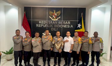 Turun-ke-Dili,-Kapolres-Belu-bersama-Empat-Kapolres-Perbatasan-Dampingi-Kapolda-NTT-Hadiri-HUT-Policia-National-Timor-Leste