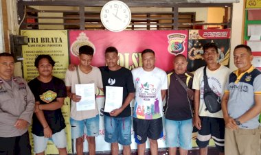 Kedepankan-Restorative-Justice,-Polsek-Tasifeto-Barat-Damaikan-Warga-desa-Naitimu-yang-Terlibat-Penganiayaan