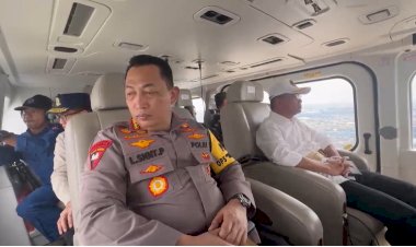 Pastikan-Keamanan-Arus-Balik-Lebaran,-Kapolri-Patroli-Udara-Jalur-Tol 