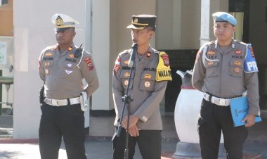 Beri-Arahan-di-Jam-Pimpinan,-Wakapolres-Belu,-KOMPOL-I-Putu-Surawan-Sebut-Pelanggaran-Bukan-Semata-Niat-Tapi-Karena-Ada-Kesempatan