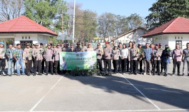 Lestari-Alamku-Lestari-Negeriku,-Polres-Belu-Gelar-Aksi-Tanam-Ratusan-Pohon-Sambut-Hari-Bhayangkara-ke-78