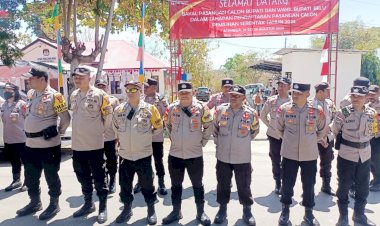 Pilkada-2024,-Ratusan-Personel-Polres-Belu-Sukses-Amankan-Hari-ke-2-Pendaftaran-Balon-Bupati-dan-Wakil-Bupati-Belu