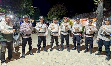 Turun-ke-Tiga-Desa,-Polsek-Raihat-Amankan-Kampanye-Paslon-Bupati-dan-Wakil-Bupati-Pilkada-2024