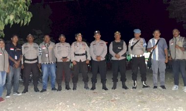 Hadir-di-Tiga-Lokasi,-Polsek-Lamaknen-Amankan-Kampanye-Paslon-Bupati-dan-Wakil-Bupati-Pilkada-2024