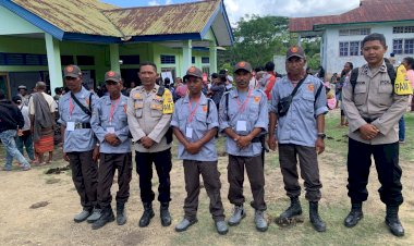 Hari-H-Coblos,-Polres-Belu-dan-Jajaran-Amankan-Proses-Pemungutan-Suara-Pilkada-2024-di-374-TPS