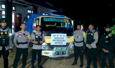 Selesai-Amankan-Pleno,-Polres-Belu-dan-Jajaran-Kawal-Ketat-Kotak-Suara-Pilkada-2024-dari-PPK-Menuju-Gudang-Logistik-KPU