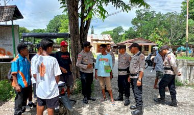 Patroli-Cipta-Kondisi-Pasca-Pleno-Hasil-Pilkada-2024,-Polsek-Tasifeto-Barat-Ajak-Masyarakat-Dukung-Polri-Jaga-Kamtibmas