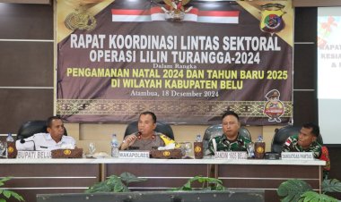 Nataru-di-Depan-Mata,-Polres-Belu-Undang-Instansi-Terkait-Gelar-Rakor-Lintas-Sektoral-Operasi-Lilin-Turangga-2024