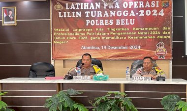 Setelah-Rapat-Lintas-Sektor,-Polres-Belu-Gelar-Latihan-Pra-Operasi-Lilin-Turangga-2024-Kesiapan-Pengamanan-Nataru