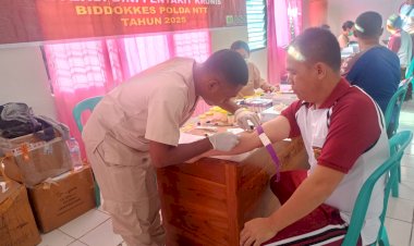 Deteksi-Dini-Penyakit-Kronis,-Ratusan-Personel-Polres-Belu-dan-Brimob-Jalani-Rikes-Berkala-T.A-2025