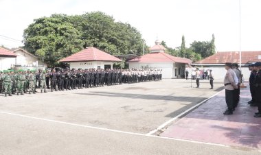 Siagakan-500-Personel,-Polres-Belu-bersama-TNI-dan-BKO-Brimob-Polda-NTT-Turun-Penuh-Amankan-Hari-H-Putusan-Akhir-Sengketa-Pilkada-2024