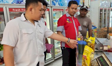 Cegah-Praktik-Kecurangan-Penjualan-Minyak-Goreng-Subsidi,-Sat-Reskrim-Polres-Belu-Sidak-ke-Kios-Hingga-Swalayan-Cek-Volume-Minyakita