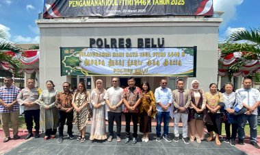 Pupuk-Sinergitas-dan-Kekompakan-di-Tapal-Batas,-Polres-Belu-Gelar-Silaturahmi-Idul-Fitri-1446-H