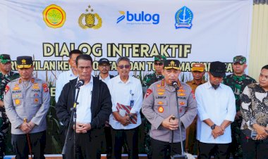 Kapolri-Mentan-Tinjau-Gudang-Bulog-Tanete,-Cek-Kesiapan-Tampung-dan-Jaga-Kualitas-Pangan