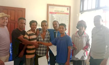 Kedepankan-Restorative-Justice,-Polsek-Tasifeto-Timur-Damaikan-Warga-Asulait-yang-terlibat-Kasus-Pengeroyokan