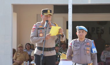 Pimpin-Gelar-Pasukan,-Kapolres-Belu-Beberkan-Jenis-Pelanggaran-yang-Jadi-Sasaran-Operasi-Patuh-Turangga-2025