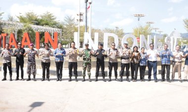 Silaturahmi-Perdana-di-PLBN-Motaain,-Kapolres-Belu,-AKBP-I-Gede-Eka-Putra-Astawa-Lakukan-Tatap-Muka-dan-Tinjau-Aktivitas-Lintas-Batas