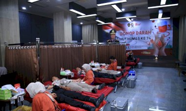 Jelang-Hari-Jadi-ke-74,-Humas-Polri-Gelar-Donor-Darah
