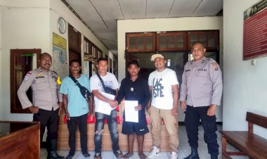 Damai-itu-Indah,-Polsek-Tasifeto-Timur-Resor-Belu-Selesaikan-Kasus-Penganiayaan-Secara-Restorative-Justice