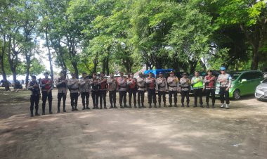 Jamin-Kenyamanan-Masyarakat-Saat-Merayakan-Libur-Lebaran,-Personel-Operasi-Ketupat-2026-Polres-Belu-Gelar-Patroli-Cipta-Kondisi-di-Tempat-Wisata