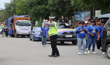 Jemaat-GMIT-Klasis-Belu-Pawai-Kemenangan-Paskah-2026,-Personel-Ops-Semana-Santa-Polres-Belu-Turun-Penuh-Lakukan-Pengamanan-dan-Pengawalan