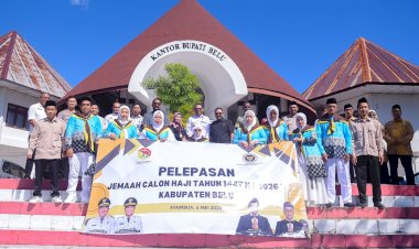 Wakili-Kapolres-Belu,-Kasat-Lantas-Lepas-12-Calon-Jamaah-Haji-Asal-Kabupaten-Belu