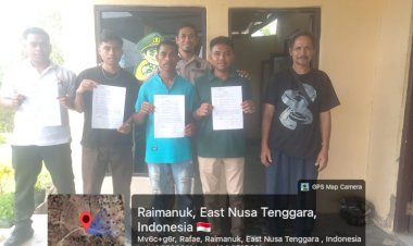 Kedepankan-Restorative-Justice,-Polsek-Raimanuk-Selesaikan-Kasus-Pengeroyokan-Warga-desa-Mandeu