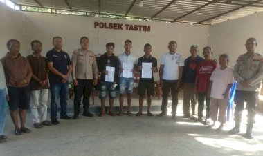 Damai-itu-Indah,-Polsek-Tasifeto-Timur-Resor-Belu-Selesaikan-Kasus-Penganiayaan-Warga-Manleten-Secara-Restorative-Justice