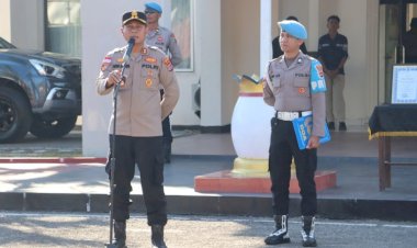 Apel-Jam-Pimpinan,-Kapolres-Belu:Bekerja-Harus-Profesional-dan-Konsisten,-Semangat-Tidak-Boleh-Kendor-dalam-Melayani-Masyarakat