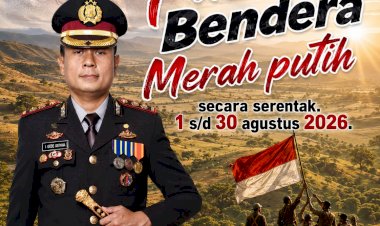 Tanamkan-Rasa-Cinta-Tanah-Air,-Kapolres-Belu,-AKBP-I-Gede-Eka-Putra-Astawa-Ajak-Anggota-dan-Masyarakat-Kibarkan-Bendera-Merah-Putih-Selama-Agustus-2026