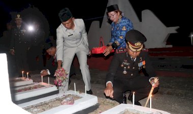 Detik-detik-HUT-RI-ke-81,-Kapolres-Belu-bersama-Pejabat-Utama-Hadiri-Apel-Kehormatan-dan-Renungan-Suci-di-Taman-Makam-Pahlawan-Seroja