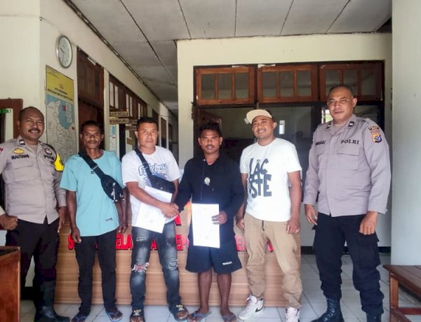 Damai itu Indah, Polsek Tasifeto Timur Resor Belu Selesaikan Kasus Penganiayaan Secara Restorative Justice