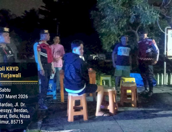 Patroli hingga Menjelang Sahur, Tim Perintis Samapta Polres Belu Sisir Sejumlah Lokasi dalam Kota Cegah Segala Bentuk Gangguan Kamtibmas