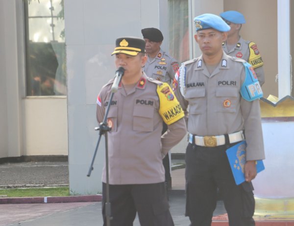 Apresiasi Kinerja Anggota Amankan Perayaan Paskah, Wakapolres Belu, KOMPOL Lorensius Imbau Anggota Selalu Jaga Kekompakan dan Laksanakan Tugas Sesuai Mekanisme