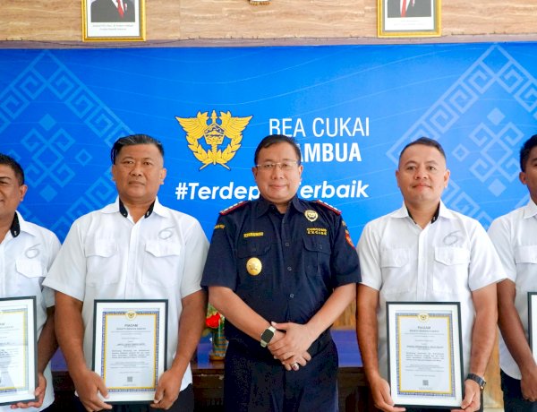 Kolaborasi Efektif Ungkap 11 Juta Batang Rokok Ilegal,  4 Personel Polres Belu Polda NTT Terima Penghargaan 