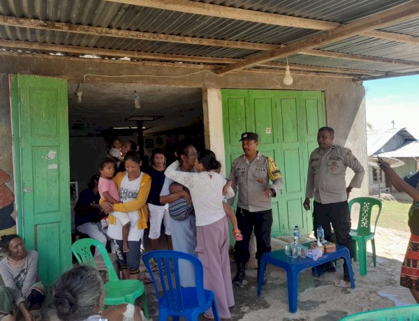 Damai Itu Indah, Bhabinkamtibmas Lawalutolus Polres Belu Mediasi Kasus Sapi Terjang Kebun Milik Warga