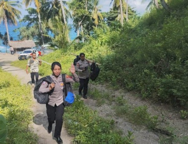 Menembus Pelosok Wukur, Kapolres Sikka Tebar Kepedulian dan Harapan bagi Generasi Penerus Bangsa