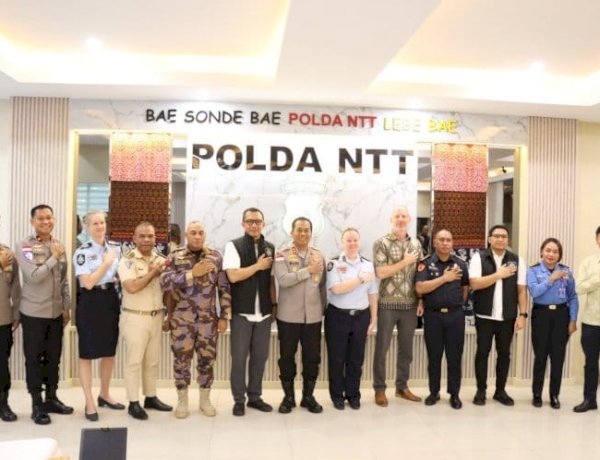 Kapolda NTT Terima Delegasi Trilateral Meeting Polri, AFP, dan PNTL, Perkuat Sinergi Pengamanan Perbatasan