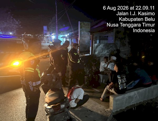 Bubarkan Pesta Miras di Kompleks Rinbesi, Masyarakat Apresiasi Respon Cepat Polres Belu melalui Layanan Call Center 110