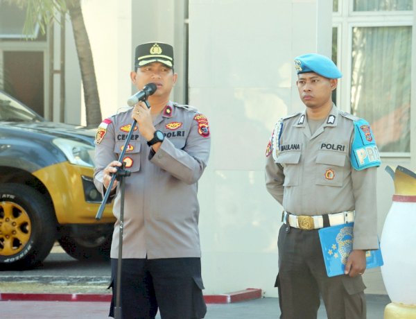 Pimpin Apel Perdana, Wakapolres Belu, KOMPOL Cecep Ibnu Ahmadi Imbau Anggota Laksanakan Tugas Sesuai Mekanisme dan Jauhi Pelanggaran