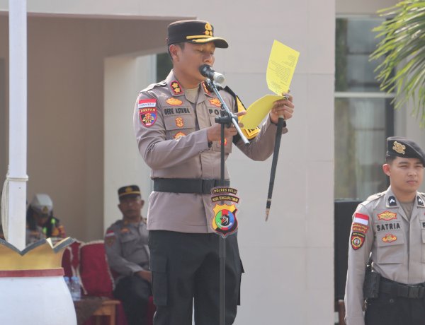 Pimpin Gelar Pasukan, Kapolres Belu Beberkan Sebelas Sasaran Pelanggaran Operasi Patuh Turangga 2026