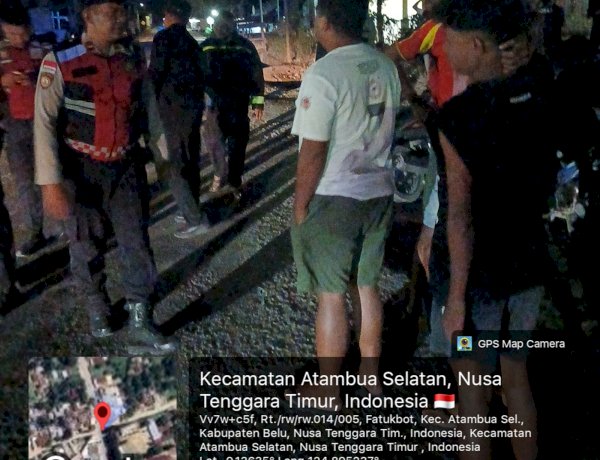 Respons Cepat Aduan Masyarakat Lewat 110, Polres Belu Bubarkan Potensi Tawuran Pemuda di Wilayah Motabuik